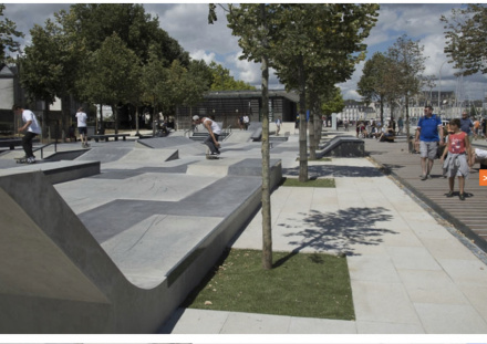 Image d'illustration pour : Street-skate park centre ville sur le quai de l'Odet